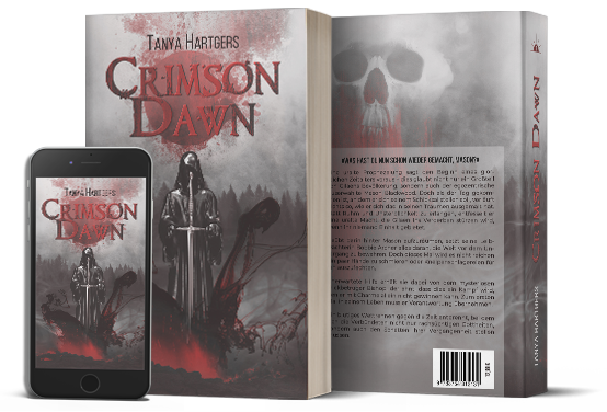 Cover von Tanya Hartgers Debütroman Crimson Dawn